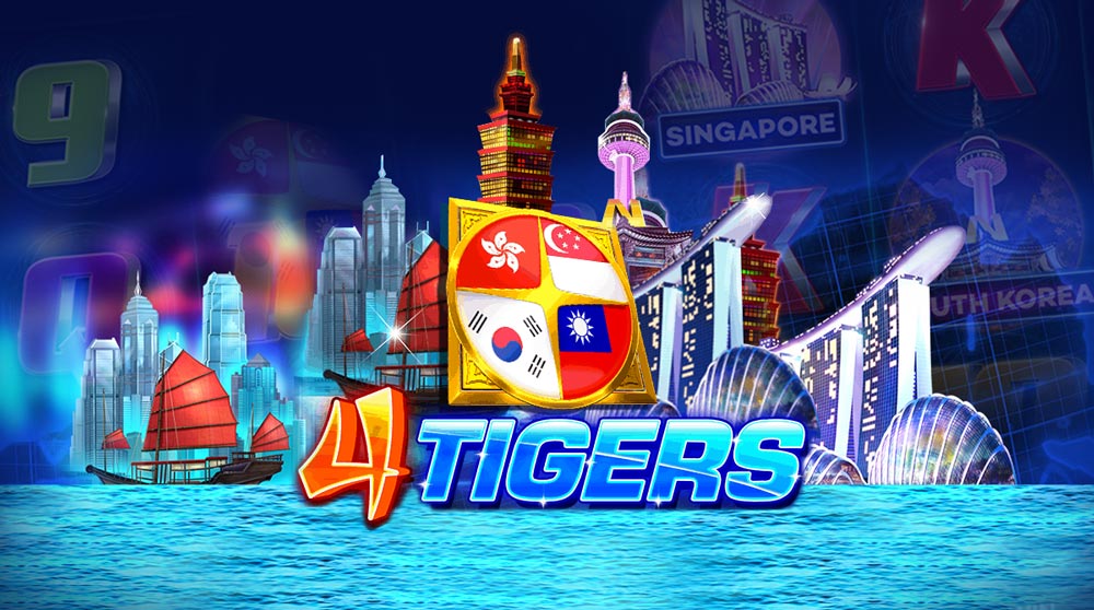 Four Tigers slot banner