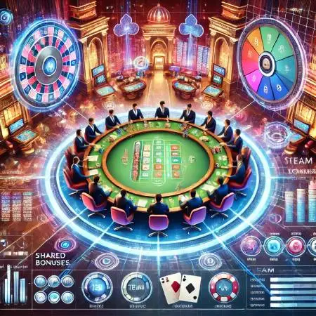 Casino-game-design-with-team-play-feature