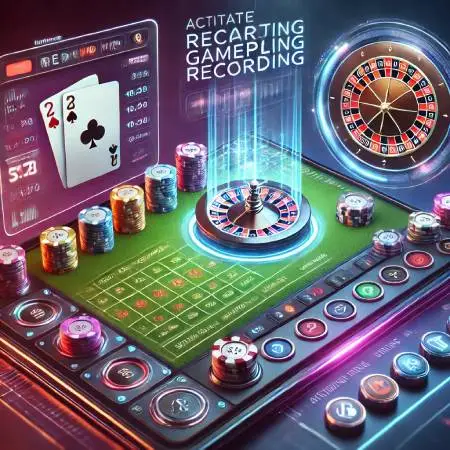 Developing-casino-games-with-a-game-recording-feature-system